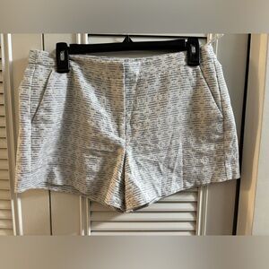 Theory Printed Cotton Shorts Sz 6-A480